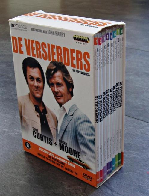 Boxset 8 DVD - Complete Serie - De Versierders Roger Moore, Cd's en Dvd's, Dvd's | Tv en Series, Zo goed als nieuw, Actie en Avontuur