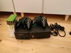 Originele Xbox + 2 Controllers + Games, Spelcomputers en Games, Spelcomputers | Xbox Original, Ophalen, Gebruikt, Met 2 controllers