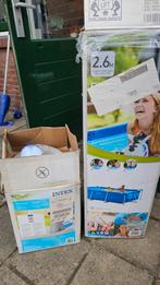 Intex zwembad 2.60x1.60x65 met filter pomp en toebehoren, Minder dan 80 cm, Ophalen of Verzenden, Opzetzwembad, 200 tot 400 cm