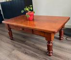 Antieke Houten Salontafel, Huis en Inrichting, Ophalen, Gebruikt, 100 tot 150 cm, 50 tot 100 cm
