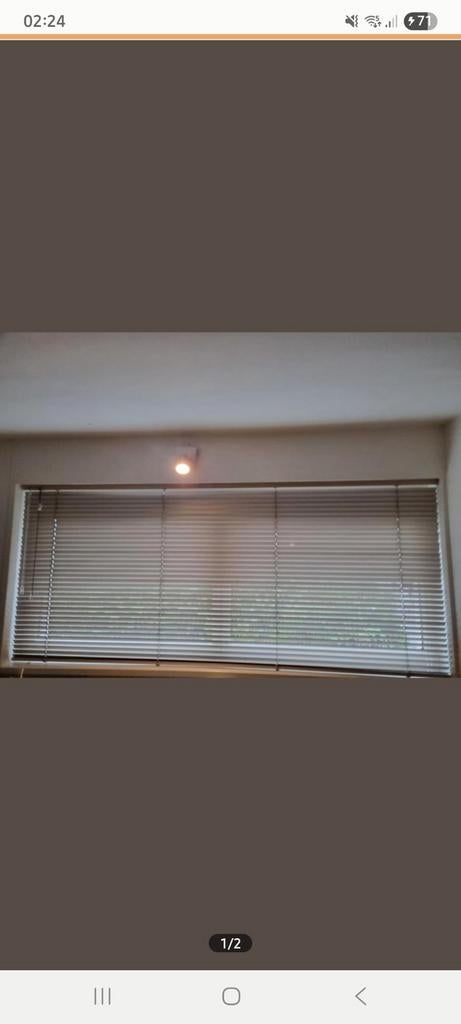 Lamellen met bevestigingsmateriaal, Ophalen, Beige, 150 tot 200 cm, Zo goed als nieuw