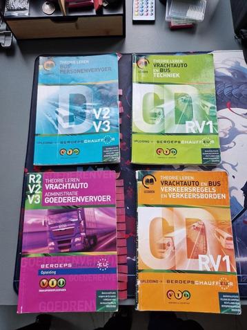 Theorie Boeken Bus & Vrachtwagen ( 4 Boeken) beschikbaar voor biedingen