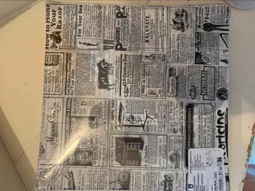 Vetvrij wikkelpapier 1000 stuks 31x31 cm beschikbaar voor biedingen