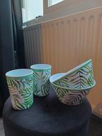 Jungle servies, Huis en Inrichting, Overige materialen, Overige typen, Ophalen of Verzenden, Zo goed als nieuw