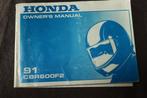 Honda CBR600F2 1991 motorcycle owner's manual CBR 600 F2, Motoren, Handleidingen en Instructieboekjes, Ophalen of Verzenden, Honda