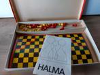 PAPITA HALMA MET HOUTEN PIONNEN, Hobby en Vrije tijd, Gezelschapsspellen | Bordspellen, Een of twee spelers, Verzenden, Gebruikt