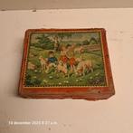 Antieke blokkendoos met afbeeldingen, Ophalen of Verzenden