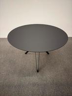 Ronde eettafel HPL Fenix zwart 120cm, Huis en Inrichting, Tafels | Eettafels, Rond, Ophalen of Verzenden, Zo goed als nieuw, Vijf personen of meer