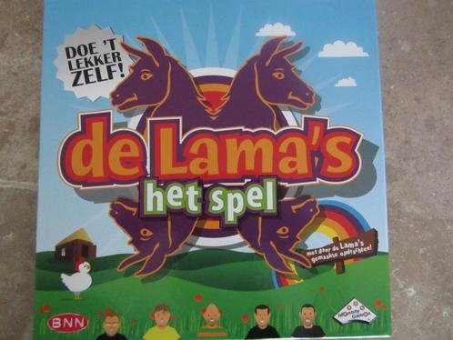 tv spel De lama’s het spel, Hobby en Vrije tijd, Gezelschapsspellen | Bordspellen, Zo goed als nieuw, Drie of vier spelers, Ophalen of Verzenden