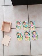 Dora houten puzzels, Kinderen en Baby's, Speelgoed | Kinderpuzzels, 10 tot 50 stukjes, Van hout, Ophalen of Verzenden, Zo goed als nieuw
