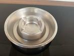 RVS asbak, doorsnee 16.5 cm, Verzamelen, Ophalen of Verzenden, Zo goed als nieuw, Asbak
