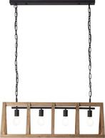 Brilliant hanglamp Matrix Wood hout (Nieuwprijs €350), Minder dan 50 cm, Nieuw, Metaal, Ophalen of Verzenden