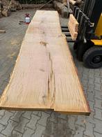Zeer grote eiken boomstambladen 405x80/85x7 cm, Ophalen of Verzenden, Zo goed als nieuw, 250 cm of meer, Planken