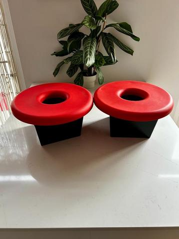 2x Retro rode Ikea Mystisk box PS serie. Grote variant 22x40 beschikbaar voor biedingen
