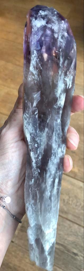 Amethist Punt - Brazilië - Fantomen - 23.5cm beschikbaar voor biedingen