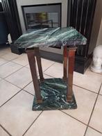 prachtige plantentafel, marmer en brons, Ophalen