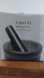 Grote granieten vijzel - Nieuw in verpakking, Huis en Inrichting, Keuken | Keukenbenodigdheden, Ophalen, Nieuw
