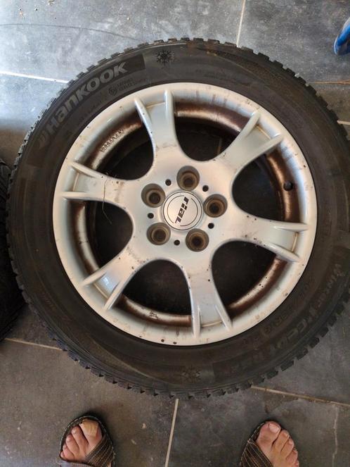 Winterbanden met Velgen 205/55R16, Auto diversen, Auto-accessoires, Gebruikt, Ophalen of Verzenden