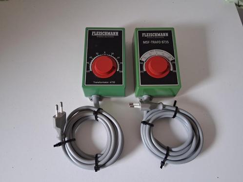 2 x fleischmann transformators in zeer goede staat 6730/6735, Hobby en Vrije tijd, Modeltreinen | Overige schalen, Gebruikt, Rails