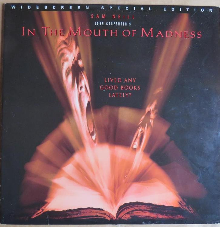 John Carpenter´s In the Mouth of Madness, laserdisc, Cd's en Dvd's, Dvd's | Horror, Gebruikt, Overige genres, Vanaf 16 jaar, Ophalen of Verzenden