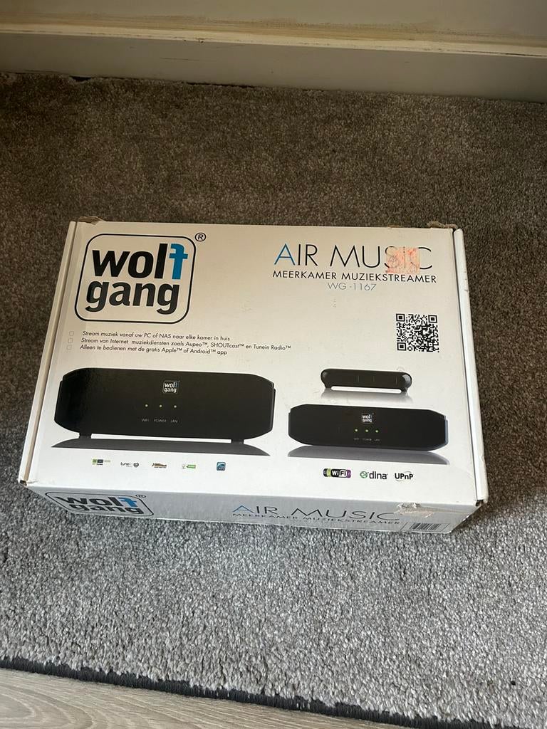 Wolfgang 1167 Air Music Systeem - WG-1167, Ophalen of Verzenden, Bluetooth, Zo goed als nieuw