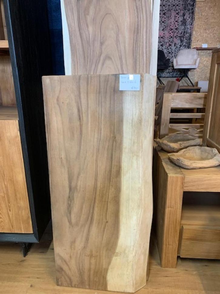 Suar Hout Planken 100cm x  ± 6 dik en andere lengtes in huis, Huis en Inrichting, Woonaccessoires | Wandplanken en Boekenplanken