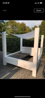 Hemelbed Goossens - 180x200, Huis en Inrichting, Ophalen, Wit, Tweepersoons, 180 cm