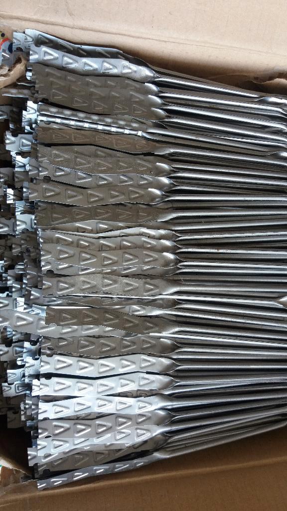 RVS prik-spouwanker 250 st !! voor 40 euro en gratis verzend, Doe-het-zelf en Verbouw, Metselstenen, Nieuw, Bakstenen, Verzenden