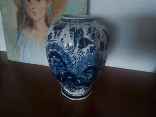 Mooie oude Delftsblauwe vaas, Antiek en Kunst, Antiek | Vazen, Ophalen of Verzenden