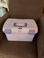 Lila poetskoffer paard pony, Dieren en Toebehoren, Ophalen of Verzenden, Gebruikt