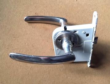 Deurklink klink greep deurkruk met slot antiek 1920 / 1930 beschikbaar voor biedingen