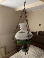 Olie hanglamp, Huis en Inrichting, Lampen | Hanglampen, Ophalen, Gebruikt, Glas