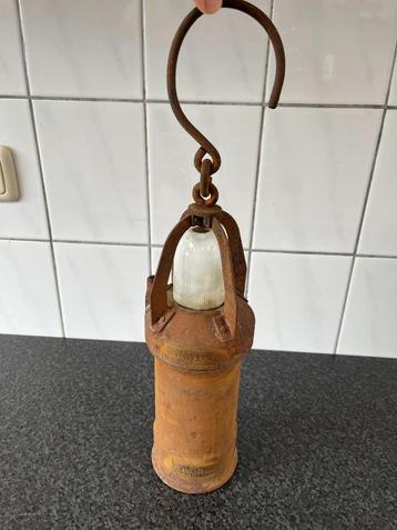 Vintage tankhandlamp , mijnwerkerslamp , mijnlamp ???? beschikbaar voor biedingen