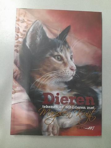 Boek dieren tekenen etc marjolein Kruijt 1e druk gesigneerd beschikbaar voor biedingen