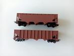 2 wagons, Hobby en Vrije tijd, Modeltreinen | H0, Ophalen of Verzenden, Zo goed als nieuw, Gelijkstroom, Wagon