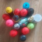 Diverse voetbal bidons o.a. Ajax, AZ, Dortmund + 3 thermosfl, Ophalen of Verzenden