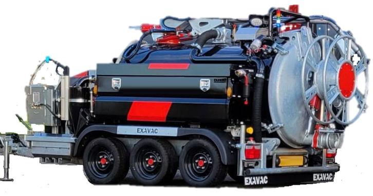 EXAVAC Vacuumaanhangwagen Zuigaanhanger, Zakelijke goederen, Machines en Bouw | Onderhoud en Reiniging, Ophalen