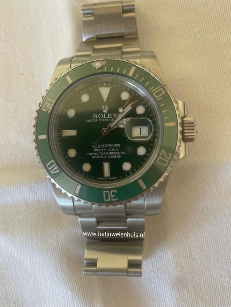 Rolex Submariner Date Hulk, Sieraden, Tassen en Uiterlijk, Horloges | Heren, Zo goed als nieuw, Polshorloge, Rolex, Staal, Staal