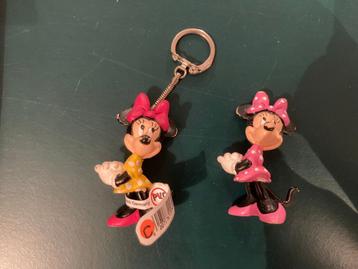 Minnie mouse sleutelhanger en figuurtje bully bullyland set! beschikbaar voor biedingen