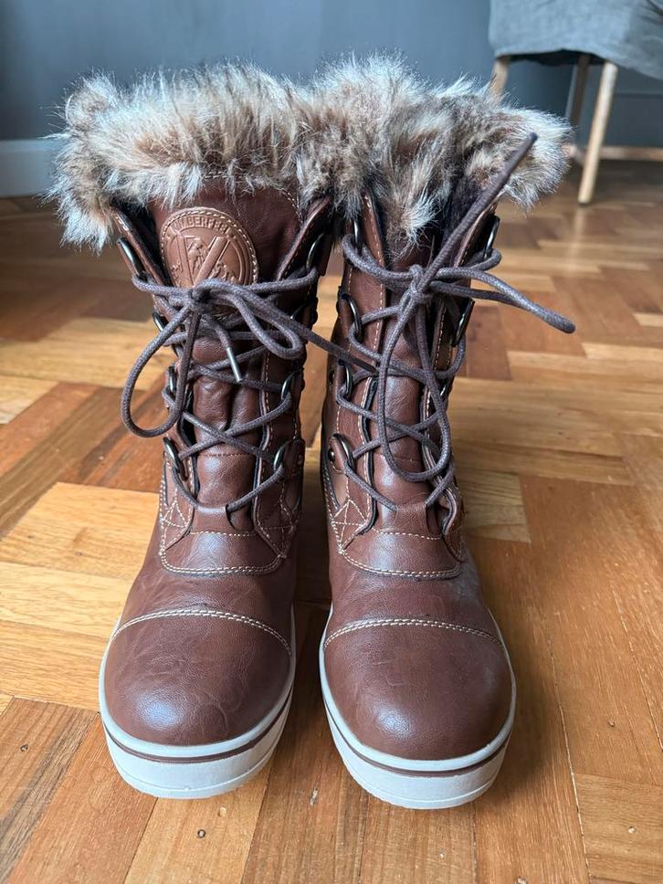 Kimberfeel Snowboots - Maat 38, Kleding | Dames, Schoenen, Zo goed als nieuw, Snowboots, Bruin, Ophalen of Verzenden