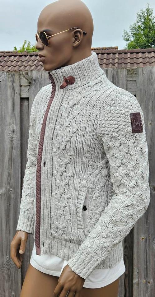 PME Legend gevoerd gebreid vest van een wolblend (M) schoon, Kleding | Heren, Truien en Vesten, Zo goed als nieuw, Maat 48/50 (M)