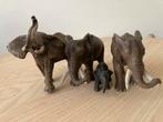 Schleich Olifanten Familie - 3 stuks, Ophalen of Verzenden, Gebruikt, Jongen of Meisje