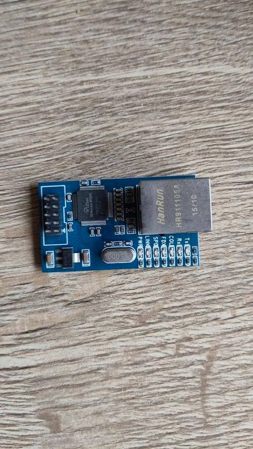 WIZnet W5100 Ethernet Module - HanRun HR911105A, Hobby en Vrije tijd, Elektronica-componenten, Nieuw, Ophalen of Verzenden