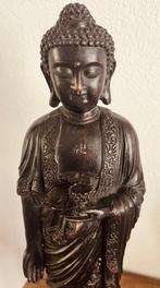 Antieke Boeddha / Buddha - prachtig gepatineerd brons - 40cm, Verzenden