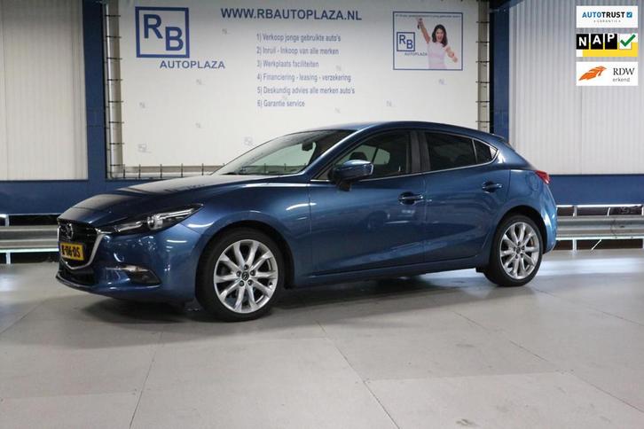 Mazda 3 2.0 SkyActiv-G 120 GT-M DEALER ONDERHOUDEN/ HEAD UP/, Auto's, Mazda, Bedrijf, Te koop, ABS, Achteruitrijcamera, Adaptive Cruise Control
