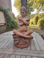 Zeer mooi apart vermoedelijk Frans terracotta beeld, Antiek en Kunst, Ophalen
