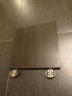 4x Kallax Inzet Zwartbruin, Ophalen of Verzenden, Gebruikt