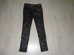 zwarte leren damesbroek van Goosecraft, maat S, Kleding | Dames, Broeken en Pantalons, Zwart, Ophalen of Verzenden, Zo goed als nieuw