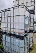 Te koop 1 ibc container 600 liter vat, Tuin en Terras, Kunststof, Met kraantje, 150 liter of meer, Verzenden