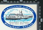 Sticker: Schulschiff Libelle - Dusseldorf, Verzamelen, Ophalen of Verzenden